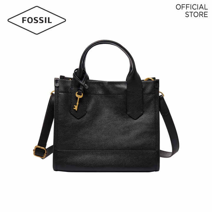 Fossil Kyler Black Satchel Bag SHB3135001 Lazada