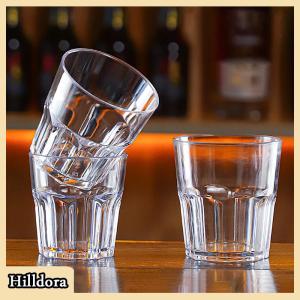 [Hilldora] Acrylic Whiskey Cups Unbreakable Transparent Beer Cup Plastic Coffee Milk Breakfast Cup Spirit Drinkware Juice Tea Cup