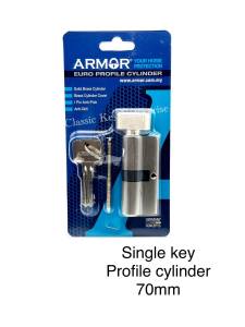 ARMOR Euro Profile Cylinder Lock Single or Double Key Security Lock