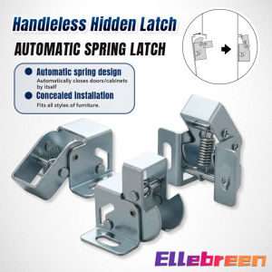 Ellebreen Self-closing Spring Door Catch / Spring Loaded Cabinet Latch / DK603 Spring Latch 1Pc
