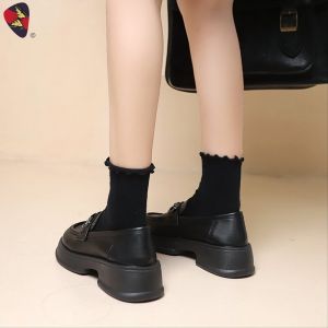 Katerina Fashion Korean Plain Chain Maryjane Shoes For Women #K-381