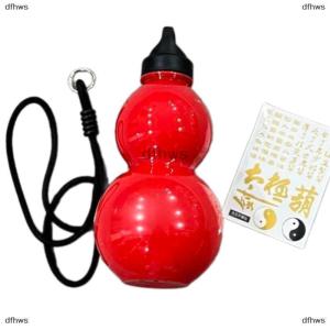 [COD] dfhws 750ml Gourd Water Bottle Large Capacity Water Gourd Kettle Chinese Retro Style Leakproof Water Jug For Outdoor