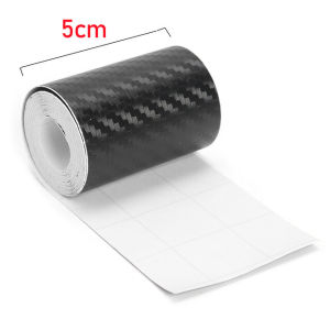 5D Anti Scratch TapeCarbon Fiber Car Sticker Car Door Sill Side Mirror Protect Film for Motorcycle Auto