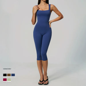 MUTUER Yoga Boilersuit Women Sportswear Gym Jumpsuits Workout Sports Overalls Push Up Fitness One-piece Rompers Skin-tight Activewear