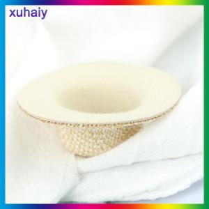 xuhaiy 2 chiếc mũ rơm thu nhỏ cho Nhà búp bê Mũ búp bê mini đồ trang trí nhà búp bê dệt tay