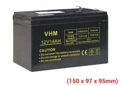 BÌNH AC DÙNG CHO LOA KÉO XE ĐẠP ĐIỆN 12V -14 AH / 20AH/ 9AH