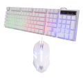 ชุด คีย์บอร์ด เมาส์ มีไฟทะลุตัวหนังสือ สุ  Keyboard And Mouseดคุ้ม -ของแท้ประกัน1ปี   Nubwo NKM-623 SAVITAR. 