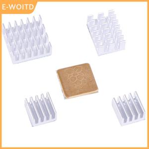 YUWO 5Pcs For Raspberry Pi 2 3 4 3B+ 4B Aluminum Heatsink Radiator Cooler Kit