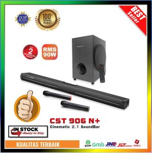 Simbadda CST 906N+ Soundbar TV Wireless Bluetooth Home Theater Bass+MIC KARAOKE