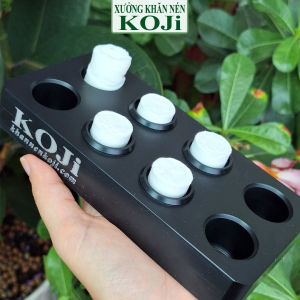 Khay Để Khăn Nén KOJi 4 Ngăn 8 Ngăn - Tiện Lợi Sang Trọng Và Bền Bỉ