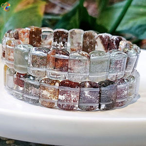 Collection Grade Garden 4 Seasons Phantom Quartz Shou Pai Bracelet