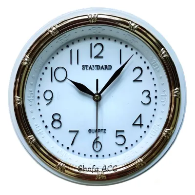 Jam Dinding Diameter 28 Cm Standard Chrome Murah