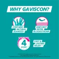 Gaviscon Peppermint Liquid for Fast Relief of Heartburn 200ml. 