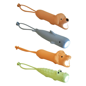 Dimmable Silicone Handheld Lamp Outdoor Night Light Cartoon Animal Shaped Flashlight Portable Outdoor Lighting