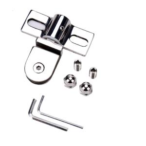 Practical Corrosion Resistant Bathroom Glass Door Clamp Hinges for Shower Enclosures Hardware Bathroom Accessories