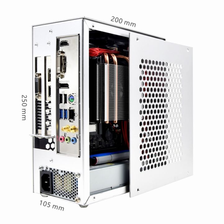 METALFISH Fish Nest S3 all-aluminum mini computer chassis power 1U ...