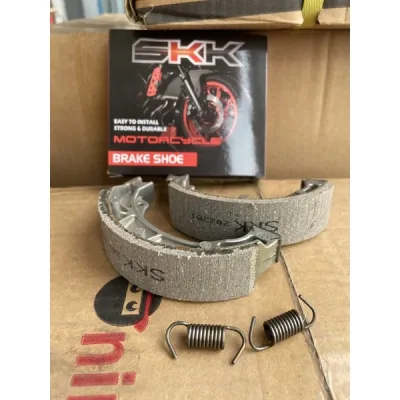 SKK BRAKE LINING EX5 DREAM WAVE BRAKE SHOES REAR LINING BELAKANG BRAKE BLKG EX5 DREAM WAVE W125 W100 W110 BREAK LINING