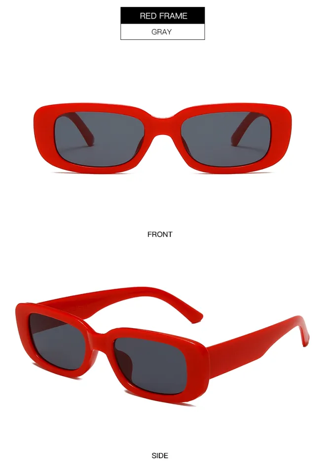 New Lady Square Frame Sunglasses Sexy Colorful Unisex Vintage Men