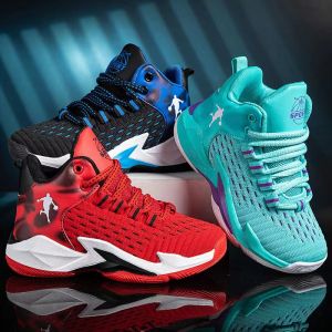 2024 NEW FASHION basketball shoes for kids boys breathable rubber high-top sneakers for4-12years(size 29-40)