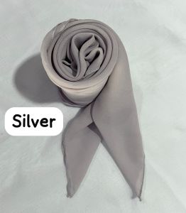 Hijab Segi Empat Plain Square Pollycotton Premium Anti Letoy/Plain Square Pollycotton 115X115