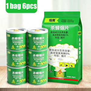 12pcs Powerful Smoke Insecticide Fumigant 2-Hour Fast Acting Whole House Killer for Mosquitoes Flies and Cockroaches