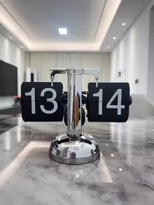 Retro Automatic Flip Clock Creative Minimalist Living Room Desk Clock