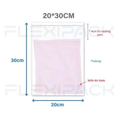 100PCS Transparent OPP Plastic Bag Self Adhesive Plastic Bag Plastik Packaging Beg Buku Tudung Baju Kurung 不干胶自粘透明袋子