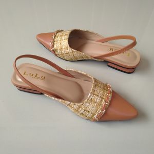 SANDAL WANITA SLOP TERBARU TALI TINGGI HAK RENDAH 3CM