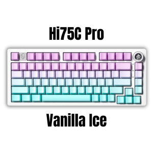 Leobog Hi75C Pro Tri Mode Mechanical Gaming Keyboard 75% Layout 81 Keys Hot Swap RGB Backlight Multifunction Knob Gasket
