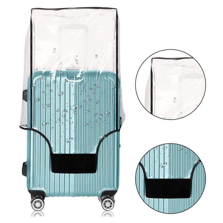 Waterproof Transparent Pvc Trolley Suitcase Cover - 20 Inch Rimless main image 0