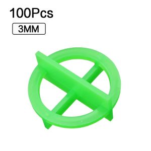 【Local Warehouse】100pcs/lot 1.5mm 2mm 3mm Reusable Tile Cross Wedge for Flooring Wall Tile Carrelage Leveling System Leveler Construction Tool ZZY-Tile-Leveling-System