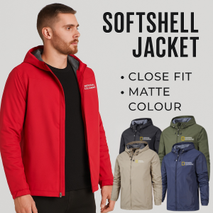 Windproof Temperature Locking Outdoor Coat Waterproof Lining Zipper Jacket Size S-5XL