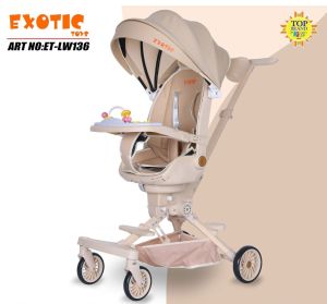 MAGIC STROLLER EXOTIC LW-136 KERETA DORONG BISA HADAP DEPAN BELAKANG KURSI BERPUTAR 360°
