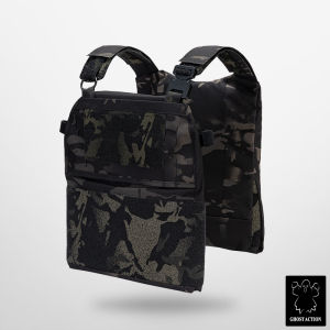 2025 Ghost Action FCPCV5 Lightweight Tactical Vest Front and Back Panel Single Body Excludes side panels 500D Matte Finish