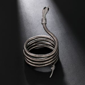 Vòng cổ nữ choker hình con Rắn dây chuyền phong cách Punk cá tính thời trang Âu Mỹ