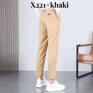 Trouser Pants for Men Above Ankle Korean Fashion Slacks