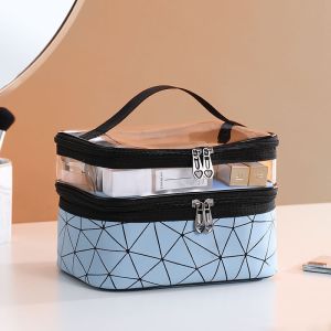 MAGEFY Tas Kosmetik Perjalanan Wanita Serbaguna Lipat Tas Penyimpanan Cuci Tahan Air Pouch Make Up 1264