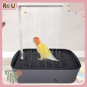 Pet Circulating Water Bathtub USB Automatic Parrot Bird Bath Tub High Quality Electric Bird Bathtub Shower Fountain Pet Supplies