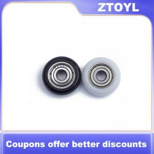 【ZTOYL】 10Pcs 625ZZ POM Bearings Passive Round Roller Wheel 5x21.5x7mm For 3D Printer