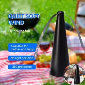 Portable Fly Repellent Fan Automatic Insect Catcher Food Protector Indoor Outdoor Fly Trap Mosquito Repellant Fan Electric Fly Catcher USB Plug In/Battery Power Supply