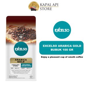 Kopi seduh EXCELSO ARABICA GOLD BUBUK 100 GR