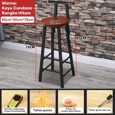 Meja Bar 180CM Meja Cafe Besi Meja Kopi Teras Meja Makan Minimalis Meja Barista Meja Panjang