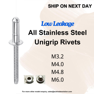 Stainless Steel 304 Unigrip Rivet ⌀3.2 ⌀4.0 ⌀4.8 ⌀6.0