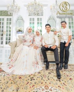 Family Set Couple by Soekha Premium Rayyanza Series Exclusive Digital Printing Baju Muslim Keluarga