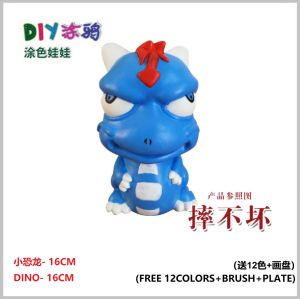 DIY Drawing Bear Toys / Vinyl Color Toy / Colour Toy/ Saving Box / Piggy Bank/ 网红可爱涂色搪胶彩绘娃娃/ 搪胶彩绘存钱罐/ 扑满/ 非石膏娃娃 / 儿童手工diy彩绘涂鸦 白胚绘画 / Permainan Warna Kanak-kanak/ Wang Tabung