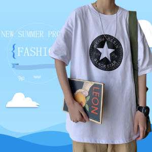 QXshop เสื้อยืดแบดบอย ใส่แล้วดูหล่อเท่ห์ สกรีนลายดาวสุดโก้ต้องลองแล้วไหมละ มีหลายสีด้วยต้องจัด