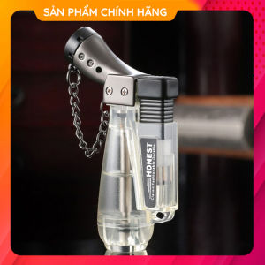 Bật Lửa Hộp Quẹt Khò 1 Tia Honest BCZ 185 Thiết Kế Nhỏ Gọn Đẹp Độc Lạ Lửa Khò Mạnh Mẽ - Dùng Gas Cao Cấp