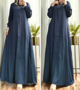 MIKAYLA GAMIS-Bahan : shakila premium  ONE SIZE   lingkar dada (LD) : 110 panjang 140- dan kantong kanan dan kiri 2   ++BISA SERAGAMAN :D Chat terlebih dahulu untuk pemesan