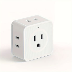 Universal 5 Outlet Wall Plug Plug Socket Cube Power Strip