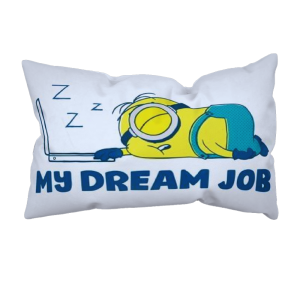 Sarung Bantal Tidur Anak (Sarung) Motif Kartun Ukuran 45x35 cm Motif Minions by.Shafiyyah sarban